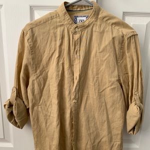 Zara linen shirt